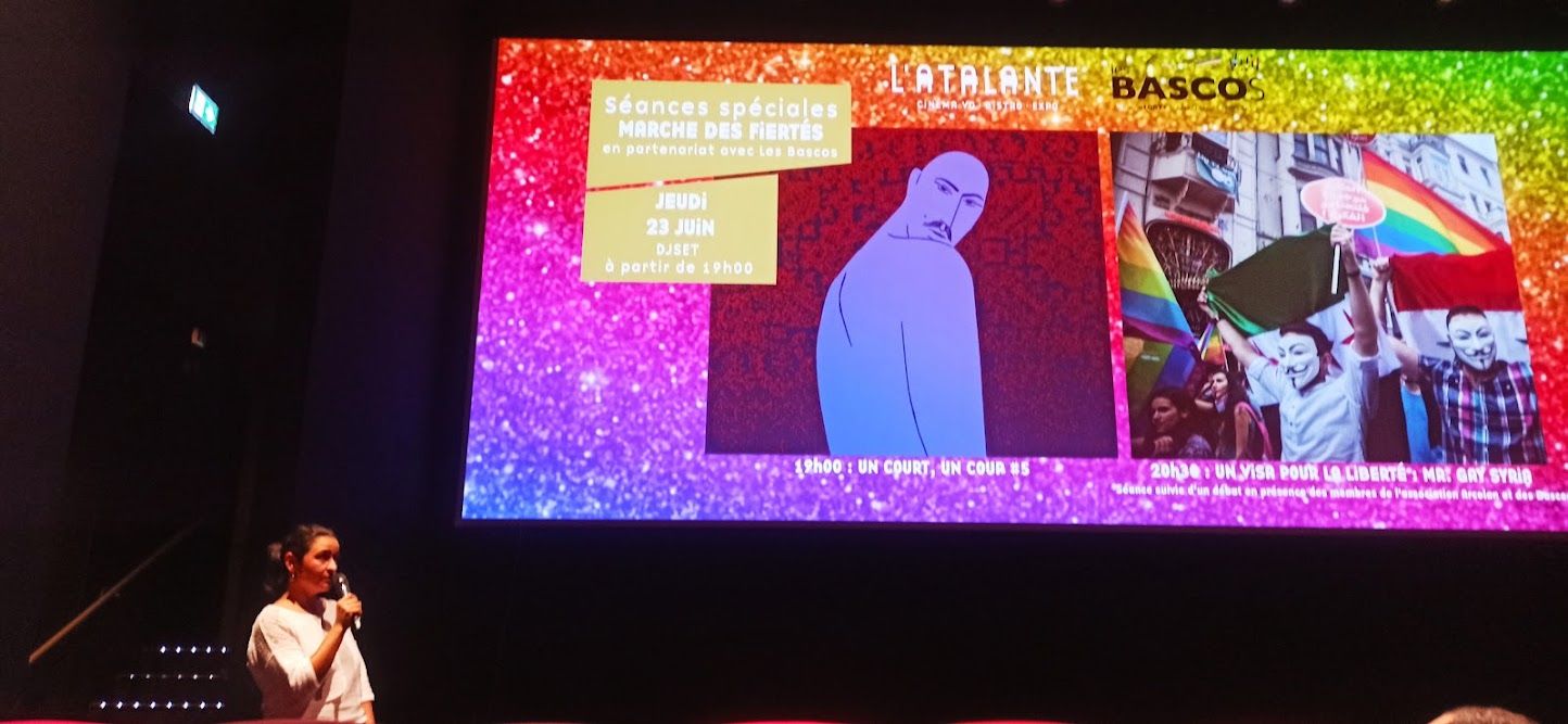 Projection de films gay