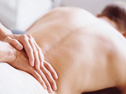 Massage des lombaires et sacrales