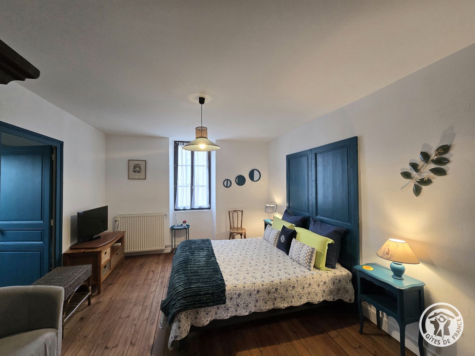 Chambre Paon lit Queen size Chambre Paon lit Queen size