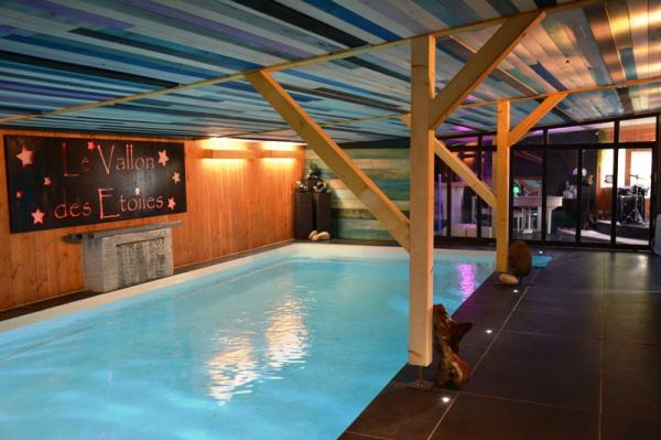 Vallon des Etoiles-Spa avec piscine intrieure privatise chauffe toute l'anne