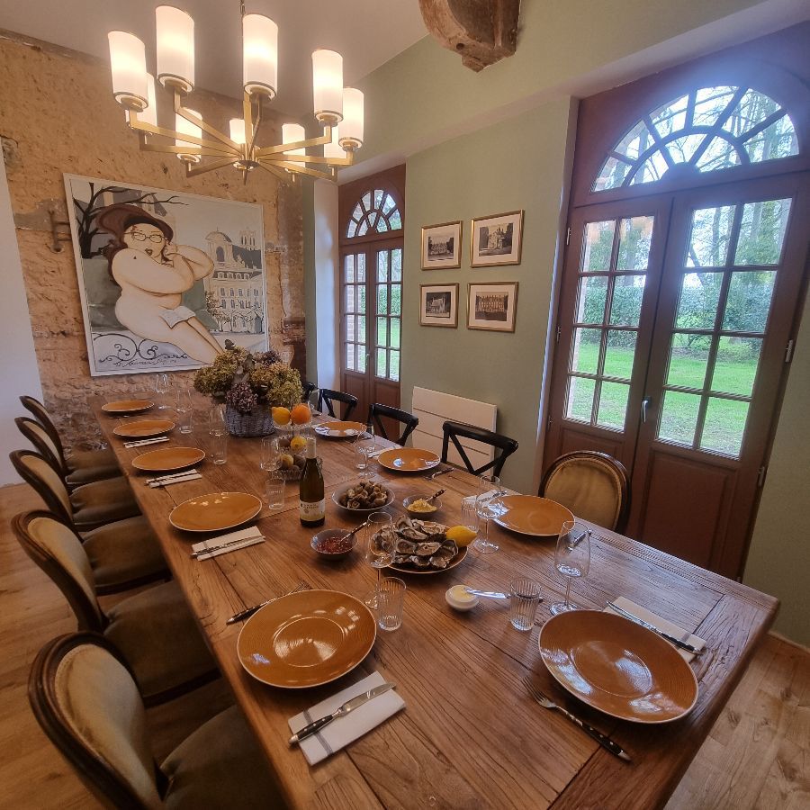 Salle à manger du gite Salle à manger du gite