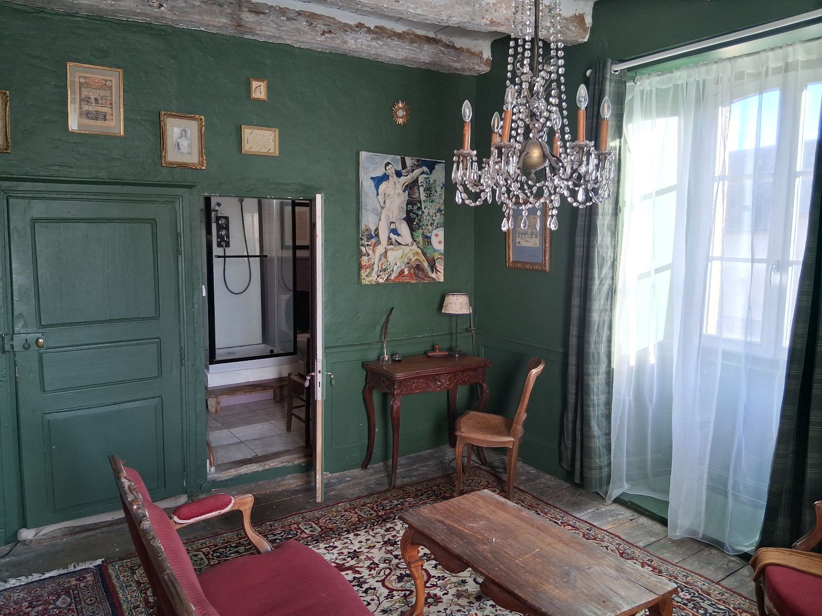 salle de bain de la suite du monarque